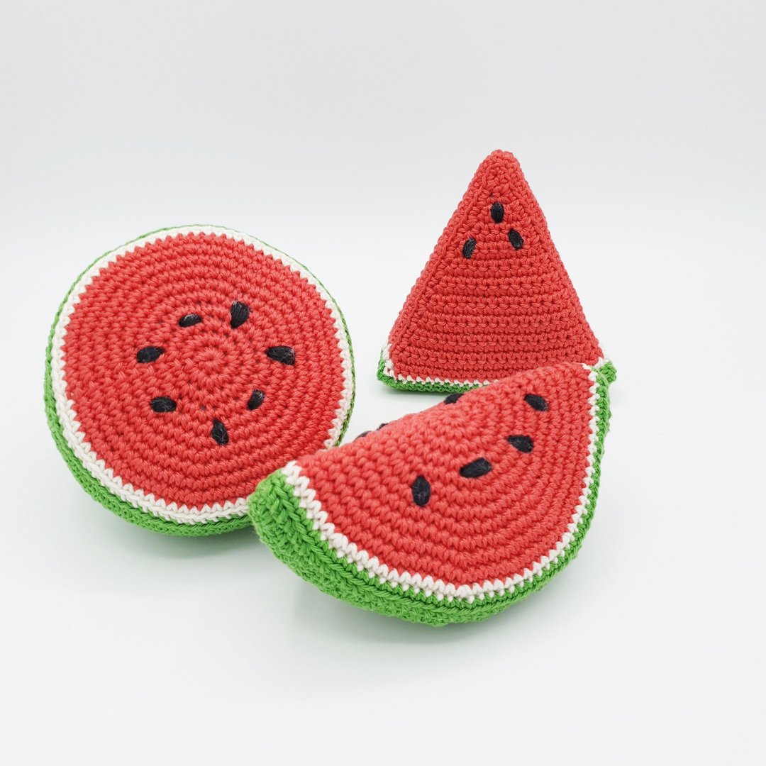 The Perfect Set Watermelon | Amigurumi Fruit Crochet Pattern PDF - 手工艺教程/工具书 - 其他材质 