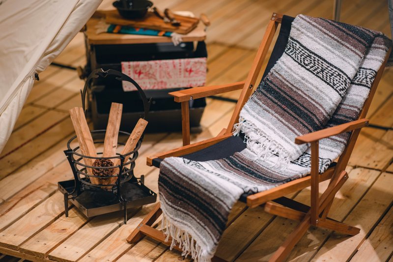 Papillon 古法纯手工编织毯-经典系列-咖啡可可 - 露营用品 - 其他材质 