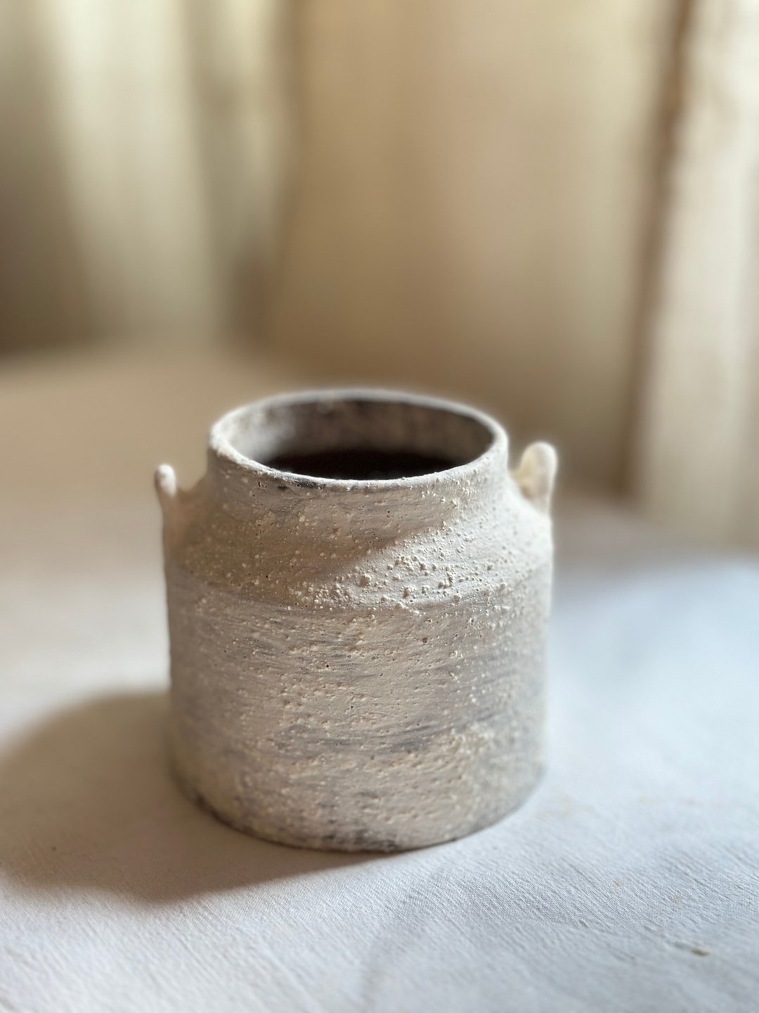 Warm sandstone free glaze vessel 温暖砂岩风无釉料陶器 - 花瓶/陶器 - 陶 