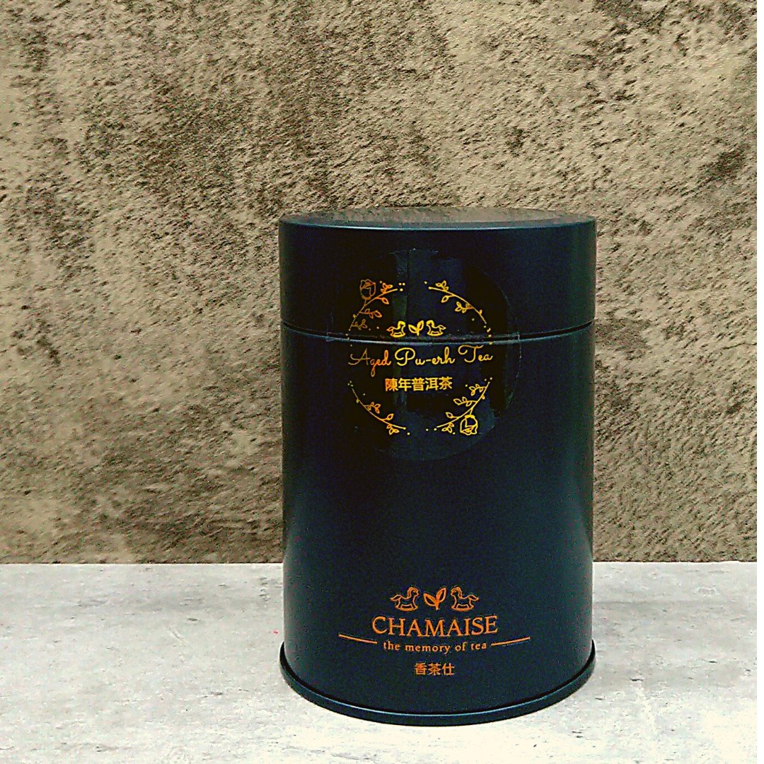 陈年普洱茶 | 罐装茶叶 - 茶 - 其他金属 黑色