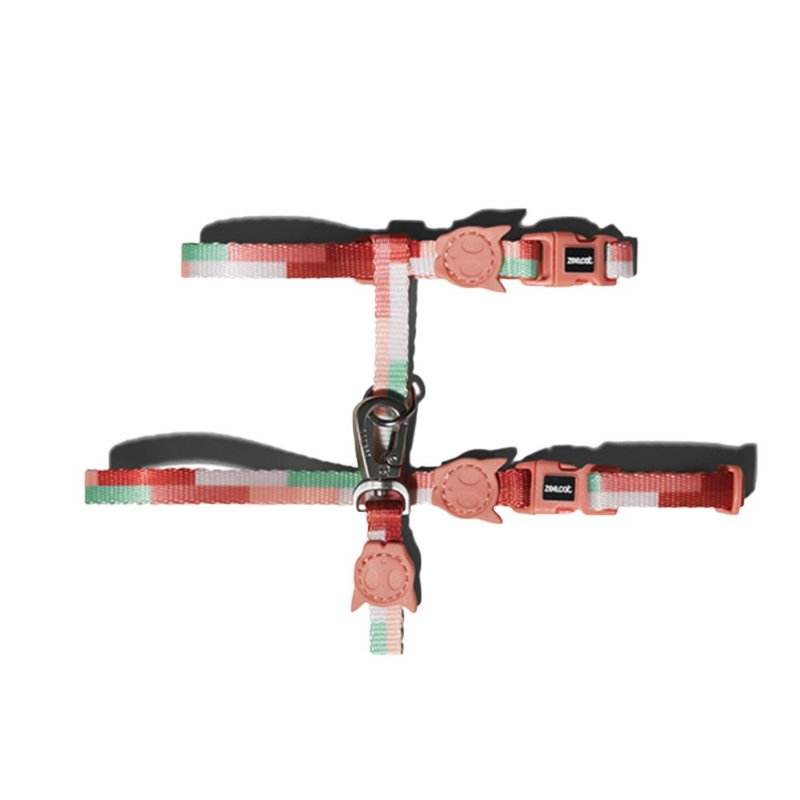 zee.cat 拉古纳猫咪 H 型背带 + 牵绳 - 项圈/牵绳 - 其他材质 多色