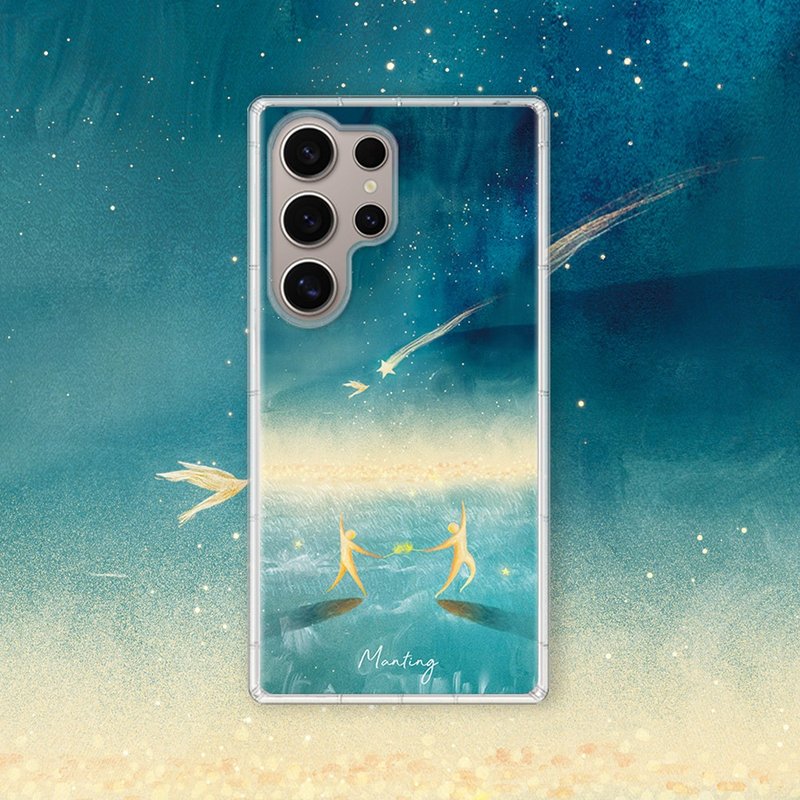 联名 Manting 星空下一起许愿 防摔手机壳 MTAA05 - 手机壳/手机套 - 硅胶 多色