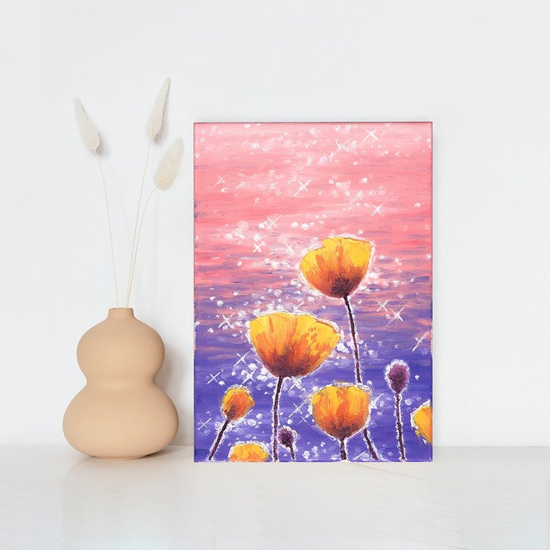 【体验】台中油画体验课程/粼粼河畔/台中画室 - 插画/绘画/写字 - 棉．麻 