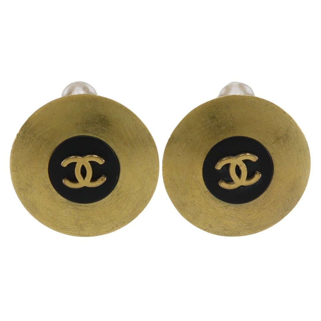 [日本直送] Chanel Coco Mark耳夹圆形 镀金 94P 约 20.7g 女款 [二手] - 耳环/耳夹 - 其他金属 金色