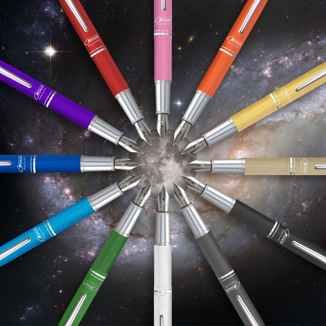 【定制化礼物】IWI Cosmos太空人钢笔 #加购色泽墨水赠专用吸墨器 - 钢笔 - 其他金属 多色