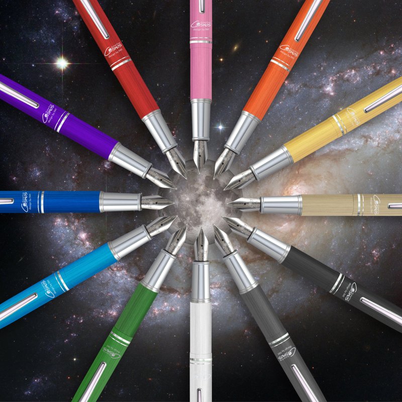 【定制化礼物】IWI Cosmos太空人钢笔 #加购色泽墨水赠专用吸墨器 - 钢笔 - 其他金属 多色