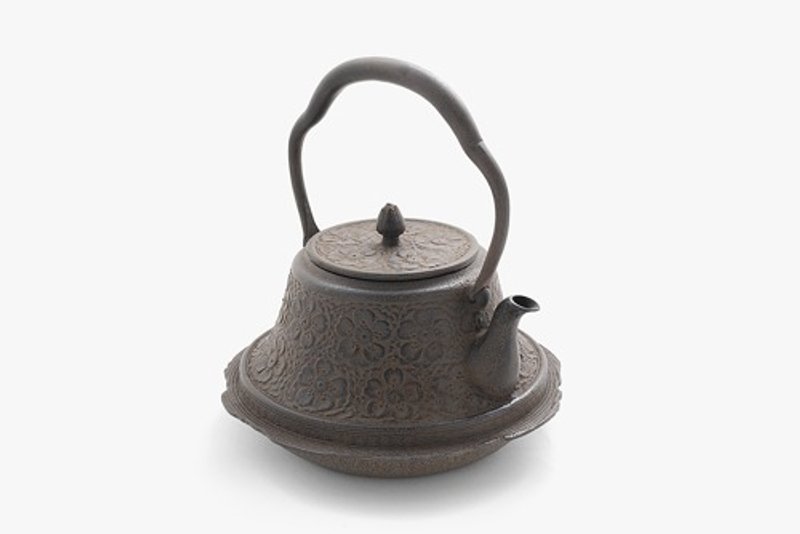 Iron kettle Fuji-zakura - 茶具/茶杯 - 其他金属 