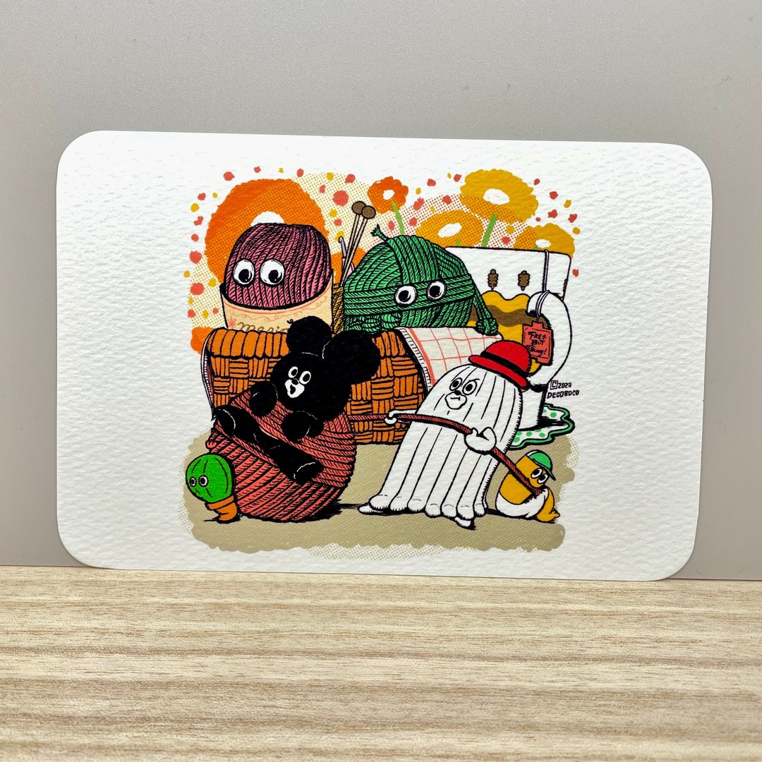 明信片 ほどいてー！ （快帮我解开！）在做什么，真是的，小葵葵～！ - 卡片/明信片 - 纸 