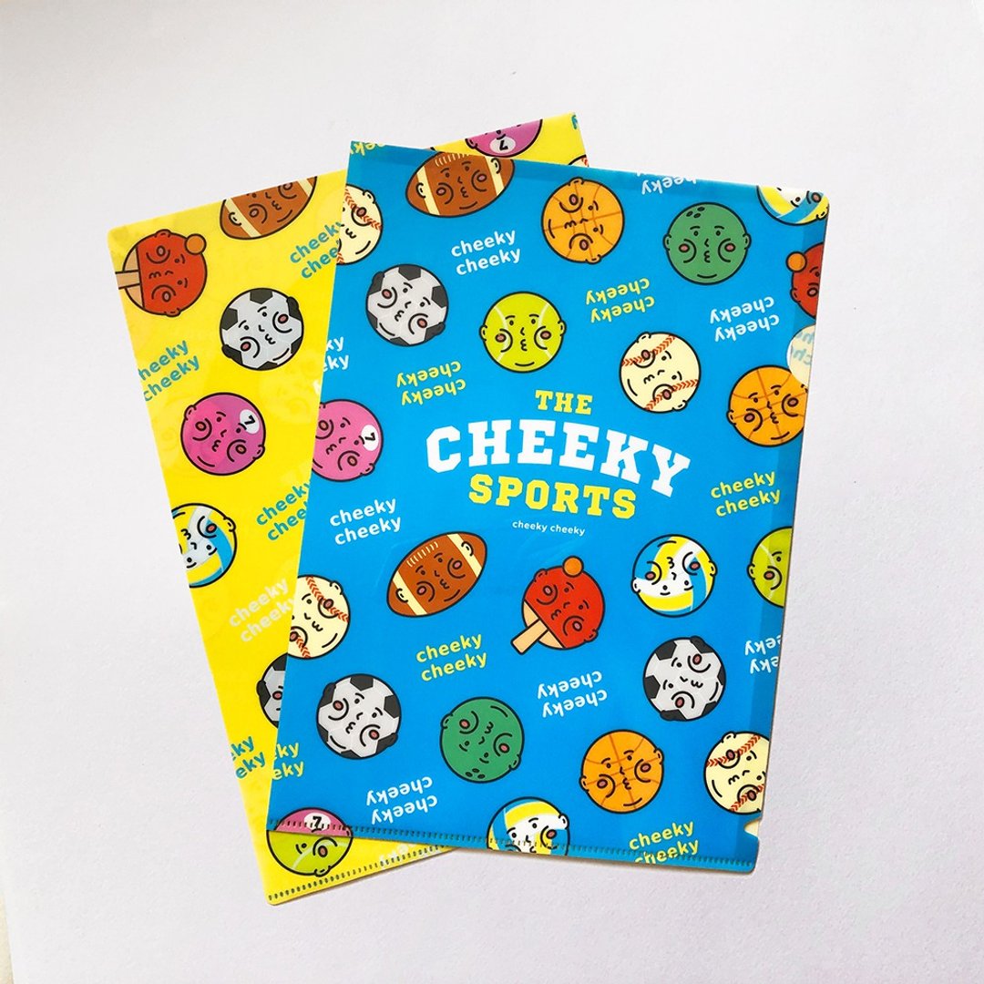 cheeky cheeky 厚面子 THE CHEEKY SPORTS 运动系列 A4胶 Folder - 文件夹/资料夹 - 塑料 白色