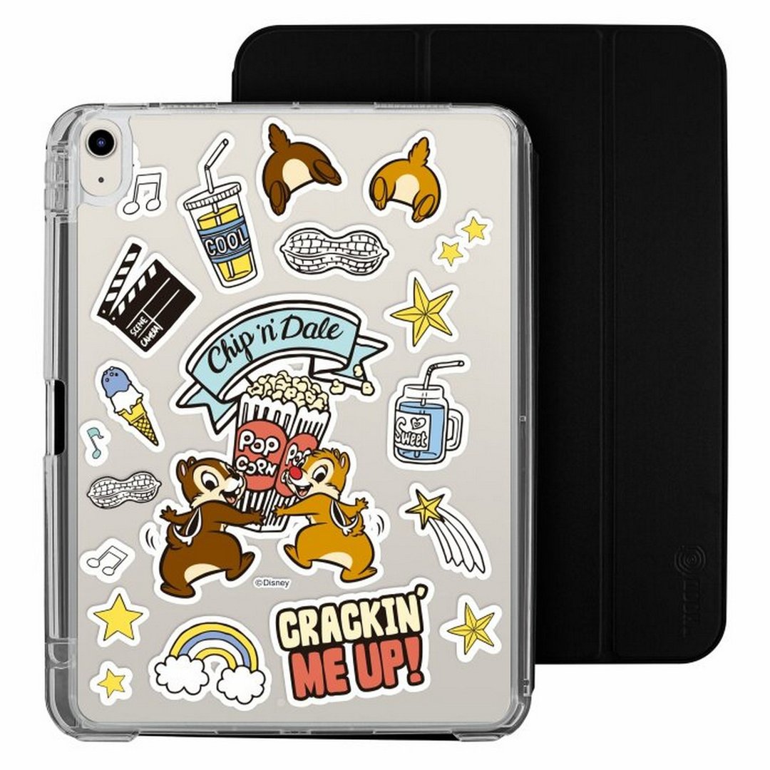 迪士尼钢牙与大鼻 iPad air/pro 2024可拆式防摔透明 实色折套 - 平板/电脑保护壳 - 塑料 多色