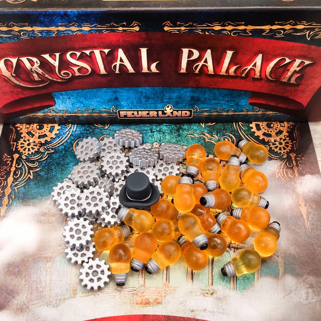 与水晶宫棋盘游戏兼容的豪华资源代币。 - 桌游/玩具 - 其他材质 