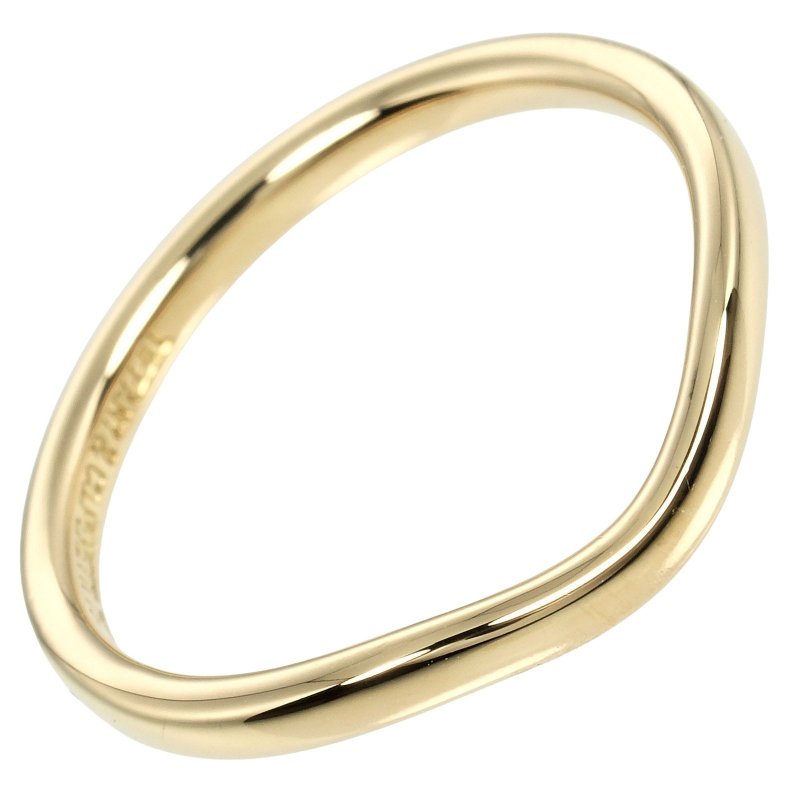 [日本直送] Tiffany & Co. 弧形戒圈 尺寸 8.5 戒指 2mm 型号 K18YG黄金2g [二手] A 级 - 戒指 - 贵金属 金色