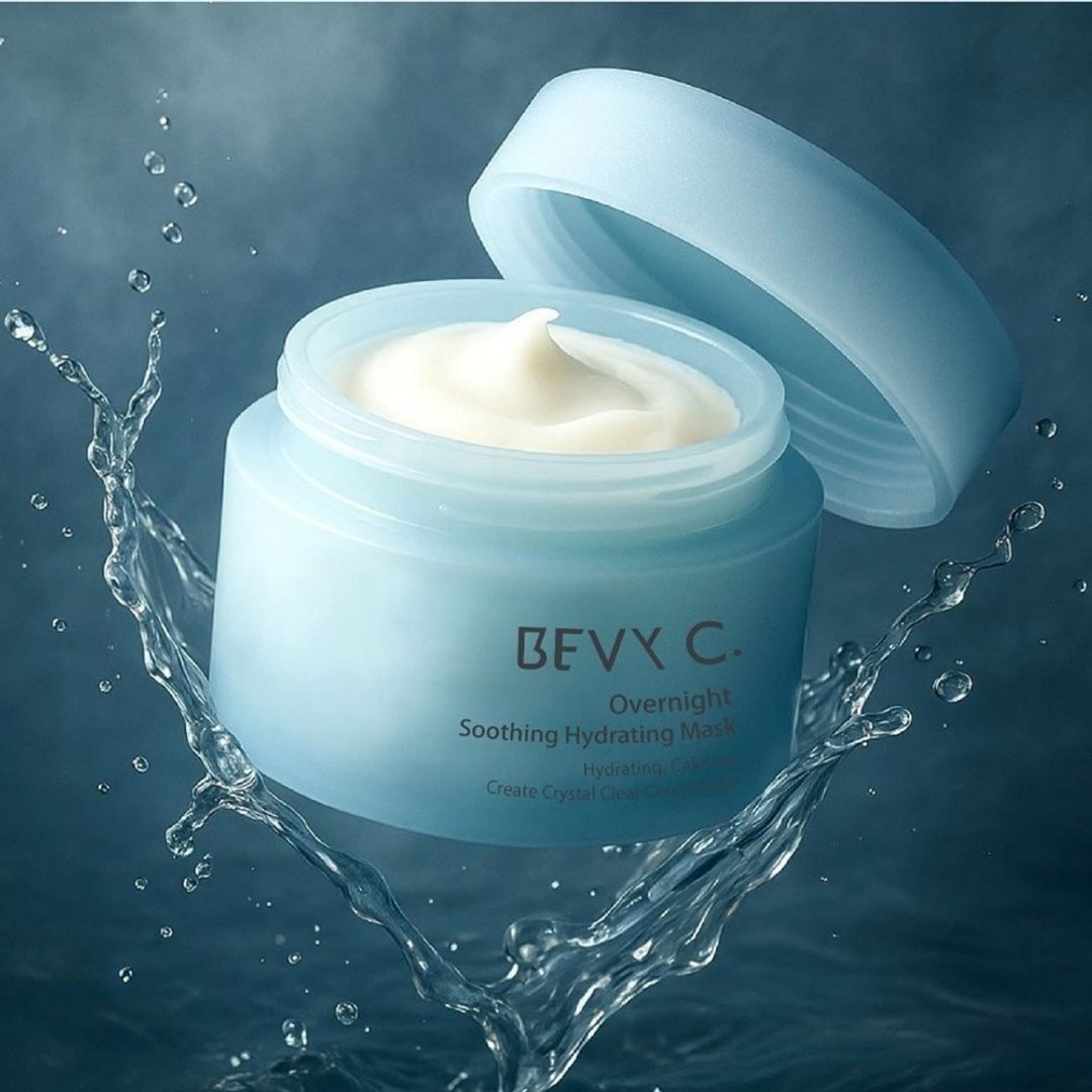 【BEVY C.】亲润乳木晚安水凝膜(凝霜) 115g - 化妆水/喷雾 - 其他材质 蓝色