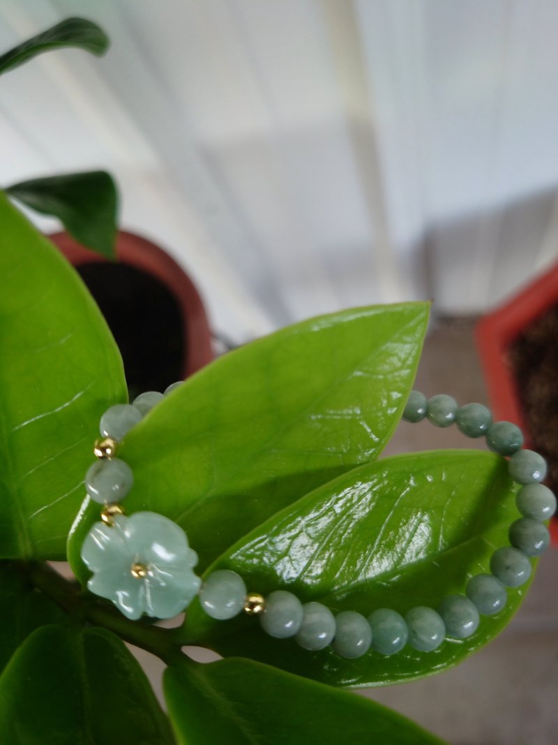 Miss feng天然石蓝水翡翠手链 - 手链/手环 - 玉石 
