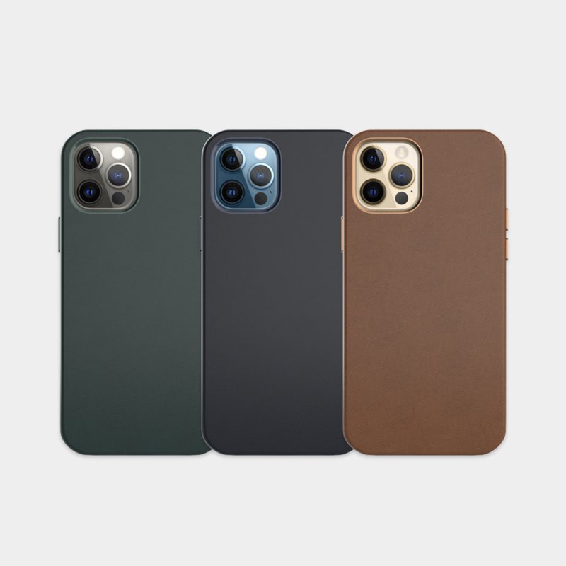 【UNIU】iPhone 12 系列 CUERO 意大利真皮保护壳 - 手机壳/手机套 - 真皮 