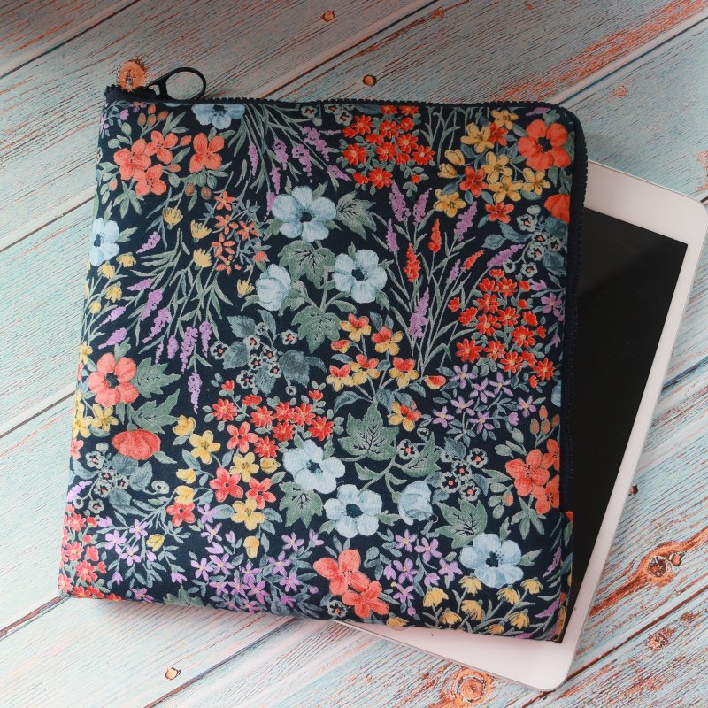 11寸 IPAD L型拉链保护套 平板电脑袋 平板保护套 铺棉保护套 - 电脑包 - 棉．麻 