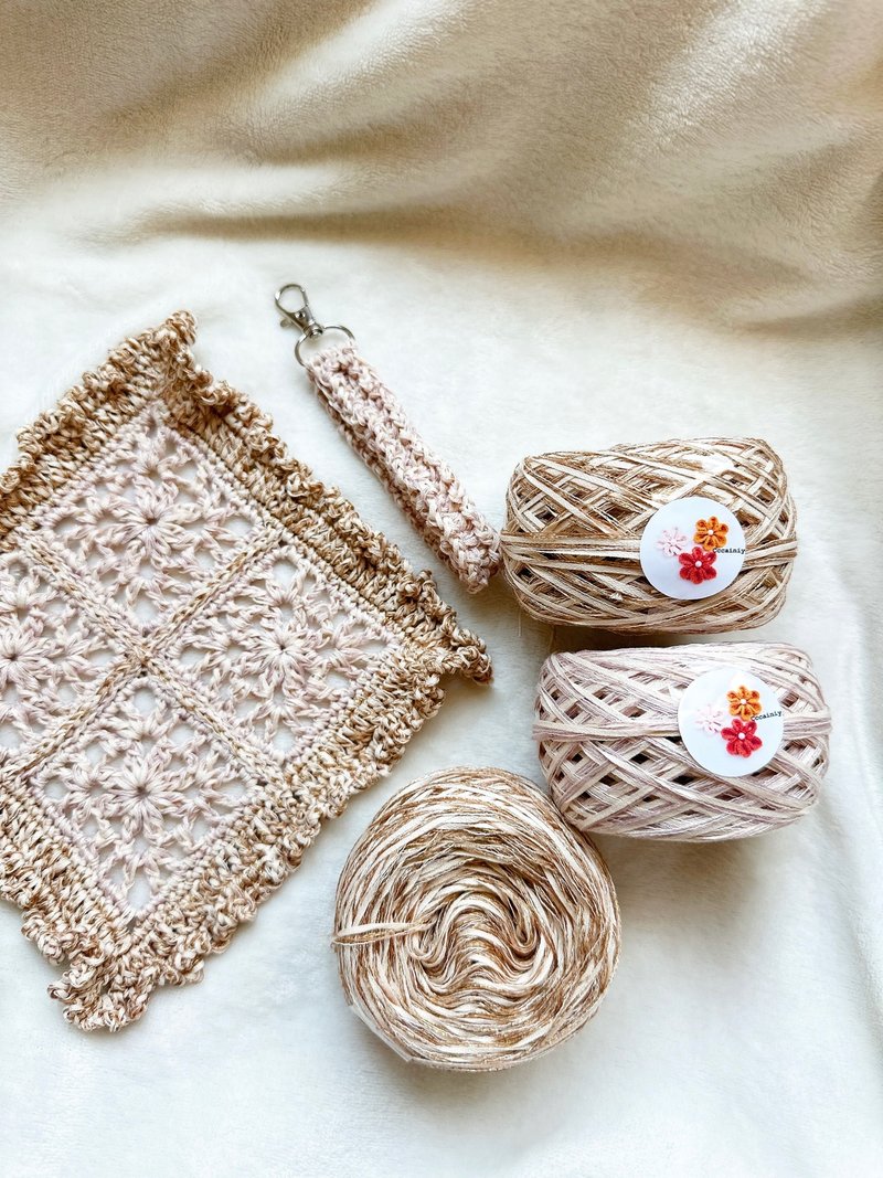 yang_neee现货 独家特制细手混线 夏季钩织 细软扁带超美金丝系 - 编织/刺绣/羊毛毡/裁缝 - 聚酯纤维 