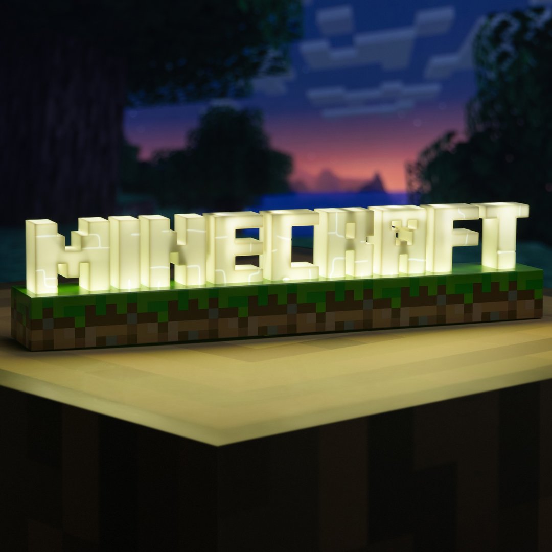 【新年预购商品】 官方授权Minecraft 41.2cm寛特大标志灯 - 灯具/灯饰 - 塑料 