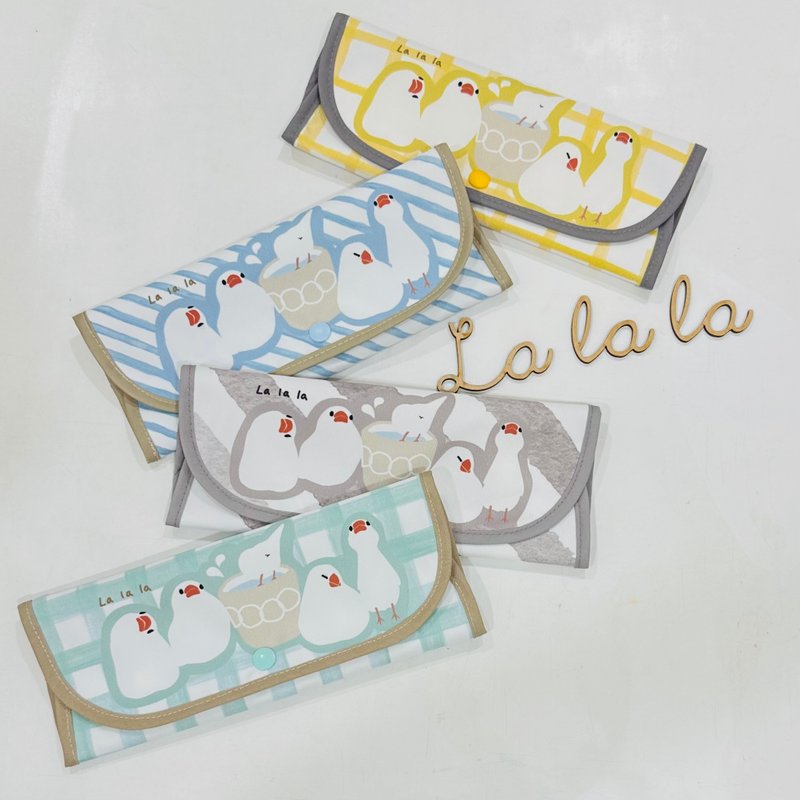 Olaf 文鸟 防水餐具收纳袋 - 化妆包/杂物包 - 尼龙 