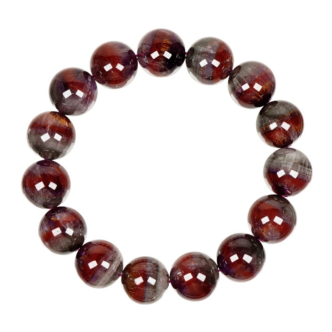【正佳珠宝】极光23 搜藏顶级品 冰质银灰极光23 14.8-15.3mm - 手链/手环 - 半宝石 多色