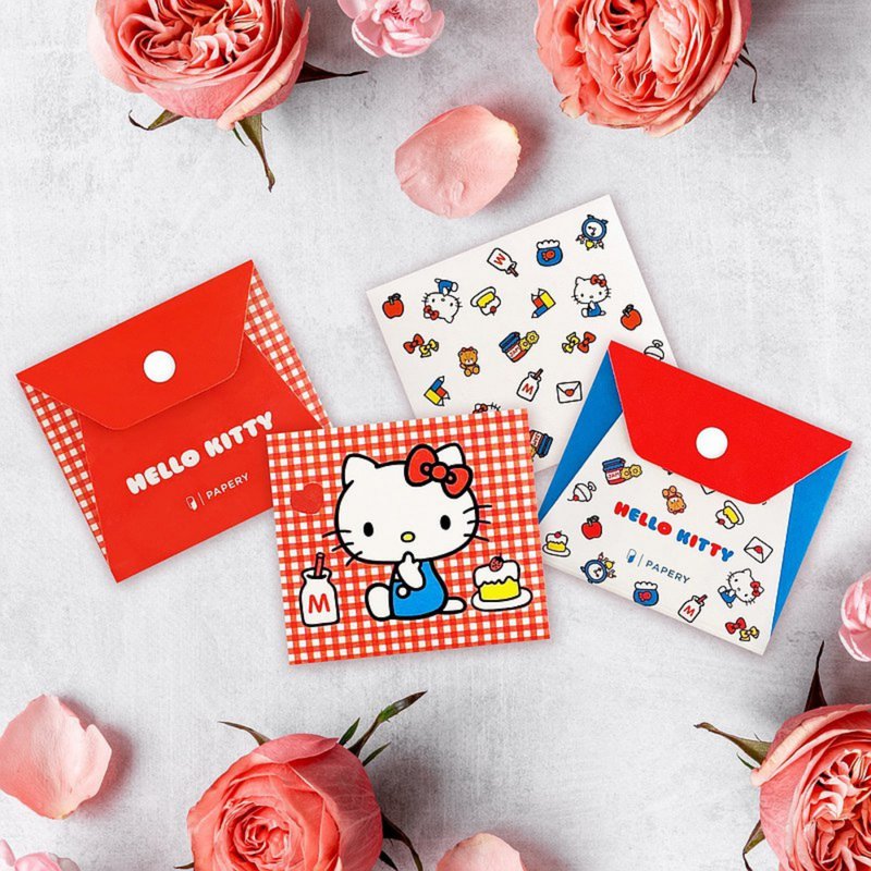 【5折福袋】 Sanrio MASKfolio 口罩套 Hello Kitty - 口罩 - 纸 