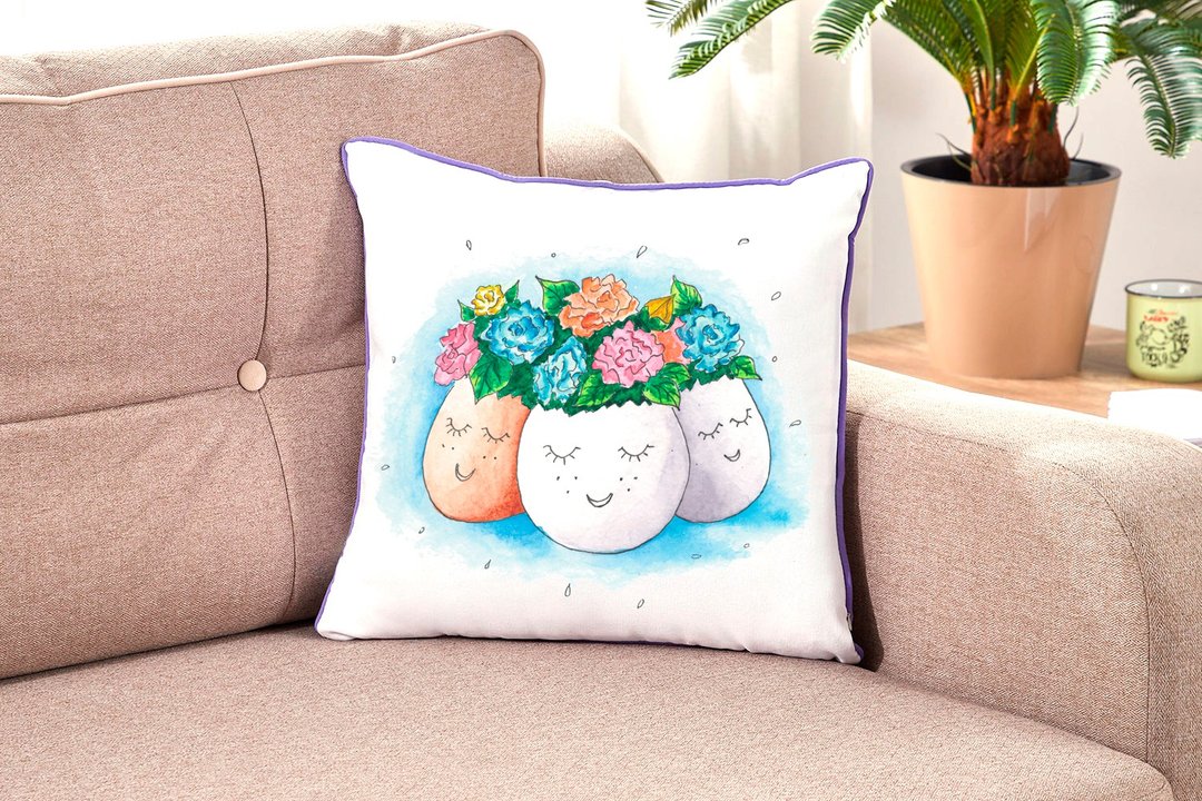 Easter Egg with Flowers Sublimation PNG - 电子手绘真人画像/绘画/插画 - 其他材质 