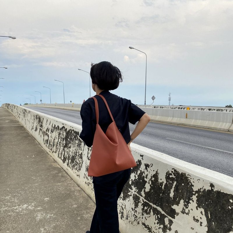 RUST BRAND / HOBO LARGE - RUST - 其他 - 人造皮革 咖啡色