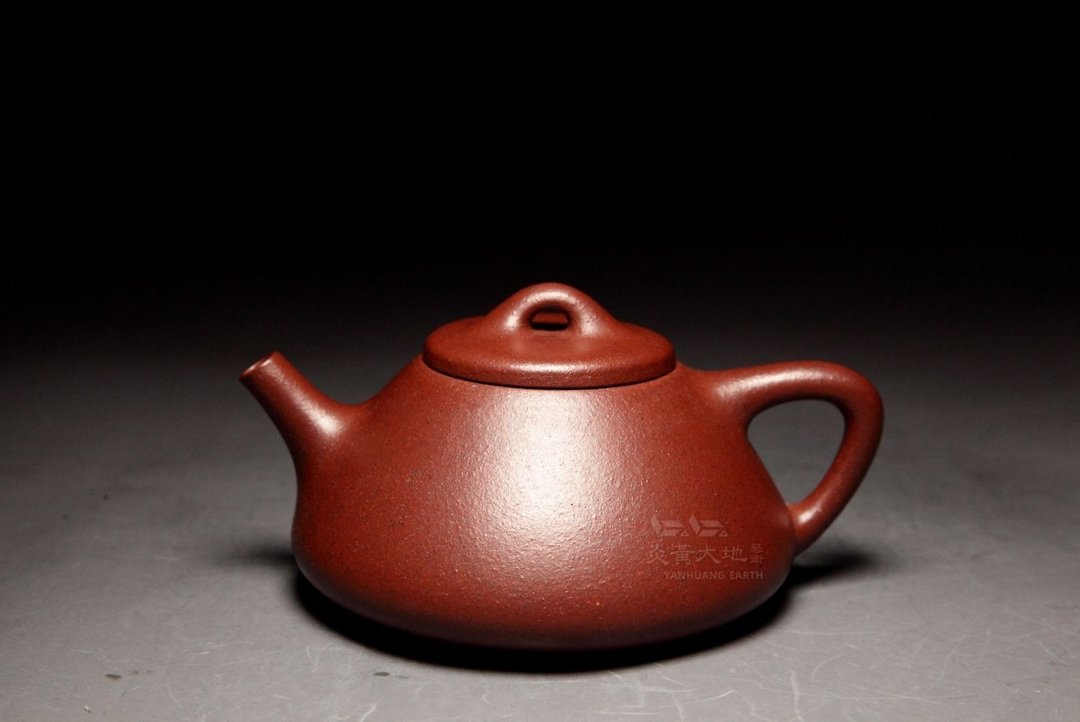 【子冶石瓢】炎黄大地艺术 胖老板 龙山堂 传统手工 纯石红 140cc - 茶具/茶杯 - 陶 卡其色