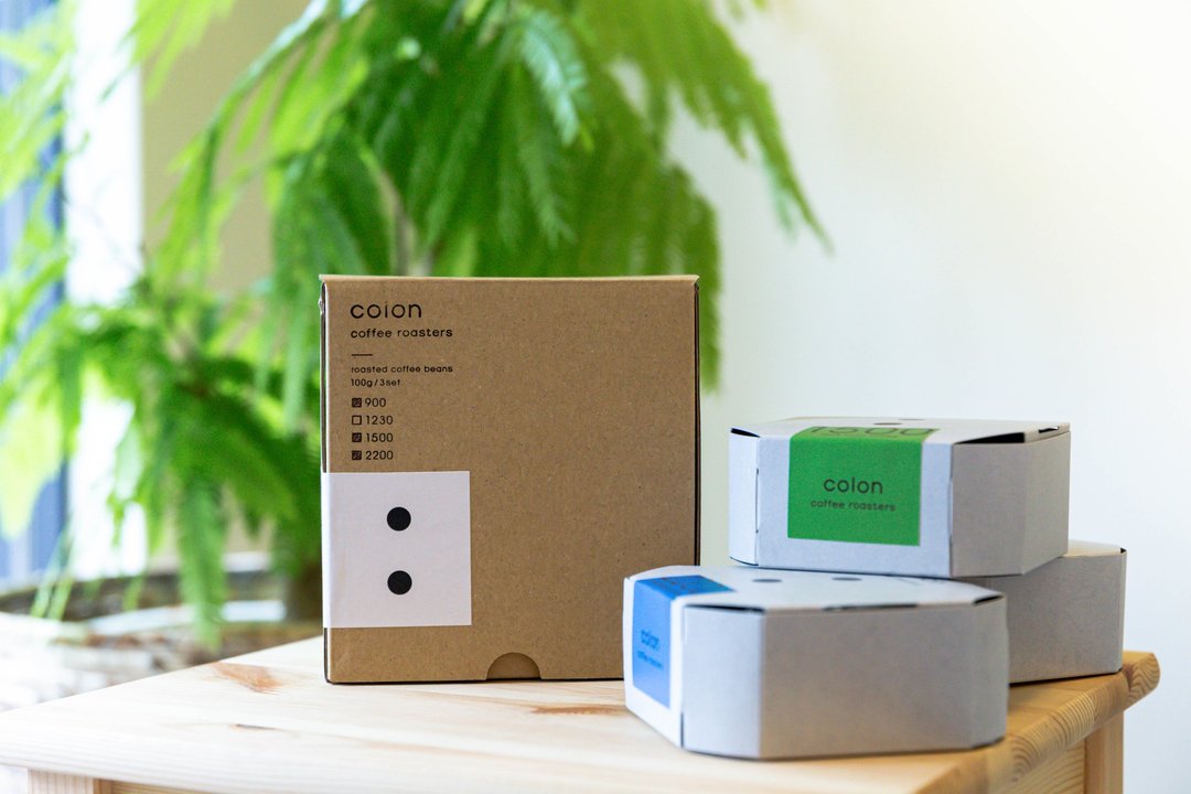 [Ground Coffee (+ Decafe)] colon coffee BOX SET (1230,1500,2200) - 咖啡 - 纸 