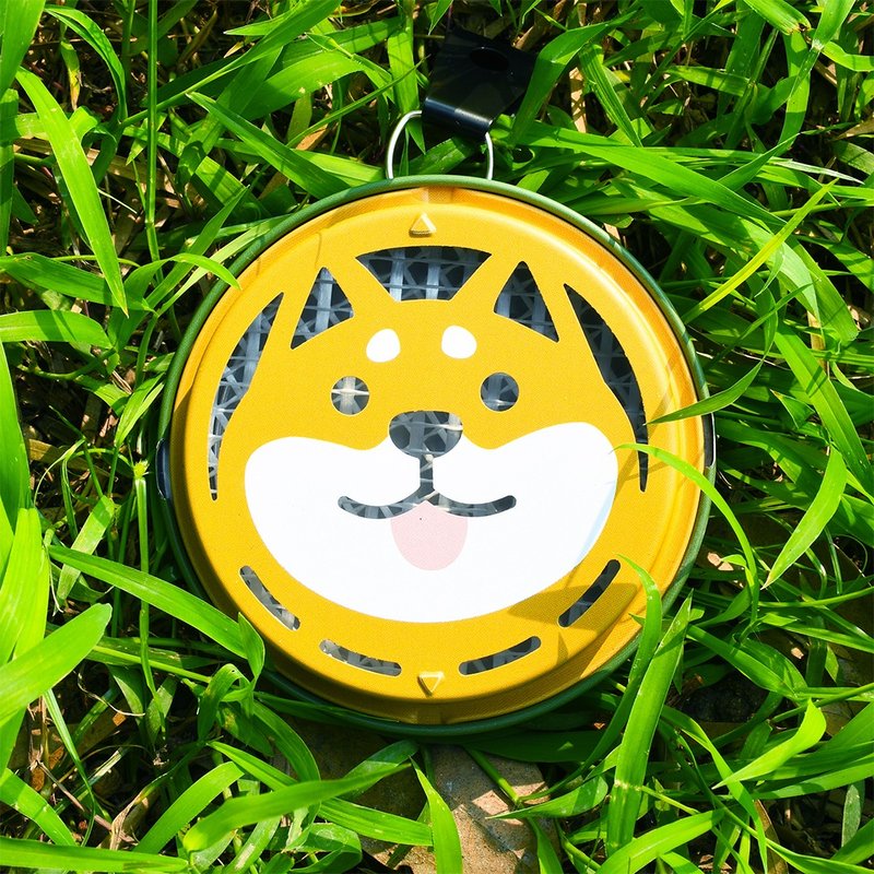 卡通蚊香盒日系可爱动物风格便携挂式 - 棕色柴犬 - 露营用品 - 其他金属 