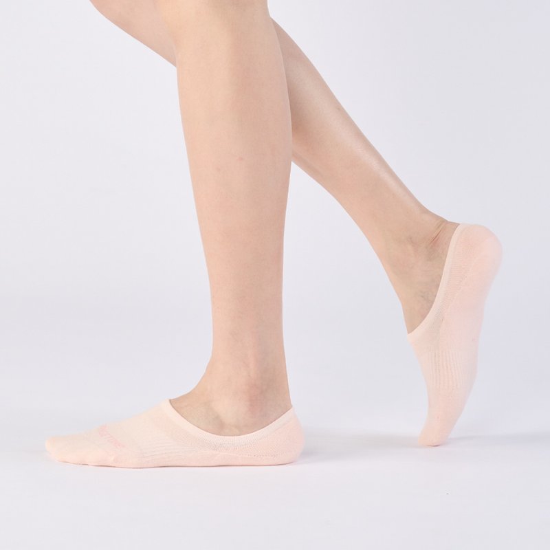 云上的日子 防滑抗菌隐形袜 - 粉(M) - 袜子 - 棉．麻 粉红色