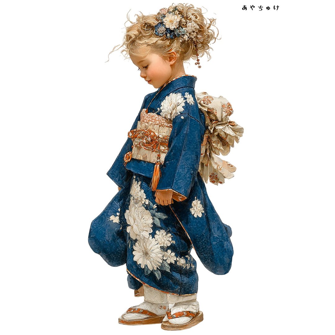 【12月新品4】07-114-0371 人物贴纸 和服复古 - 贴纸 - 纸 