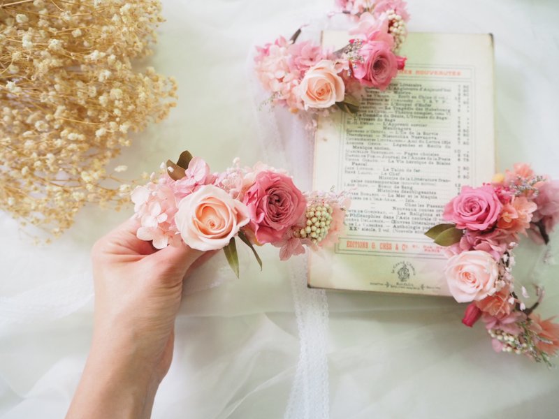 【GFD】不凋手腕花-婚礼小物/不凋花/干燥花/永生花 - 植栽/盆栽 - 植物．花 