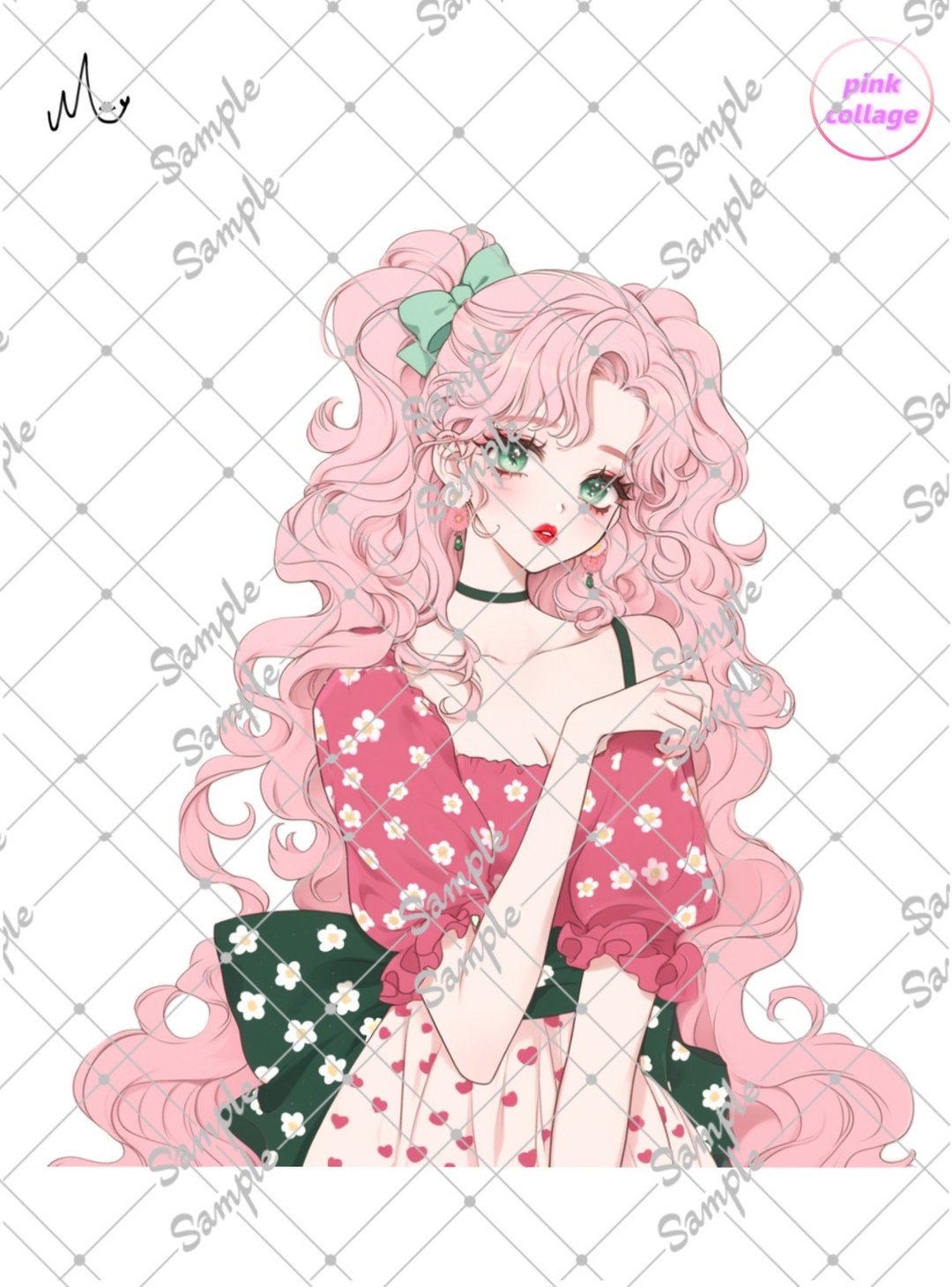 原创角色贴纸限量粉红系列，至9月10日 - 贴纸 - 纸 