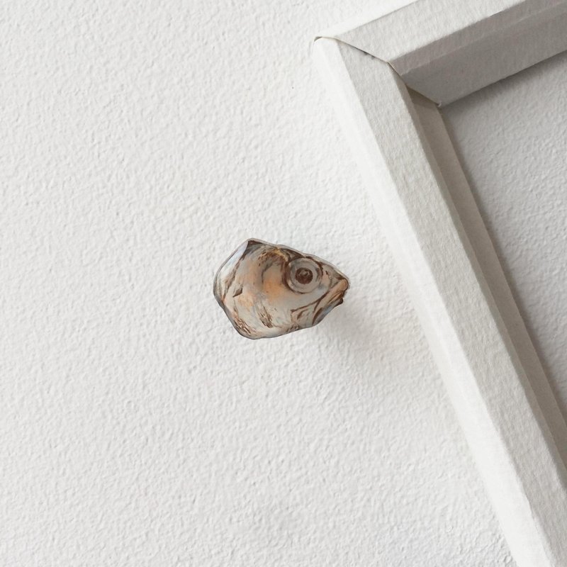 #01_鱼 : 手工制作胸针 - 胸针 - 塑料 