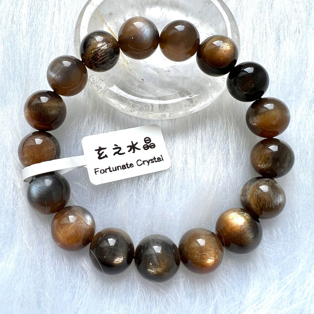 黑金骨干手串 | 水晶 | 水晶手串 | 水晶手链 | 水晶手链 - 手链/手环 - 水晶 黑色