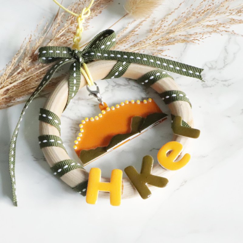 塞拉利昂装饰挂圈 - 摆饰 - 木头 咖啡色