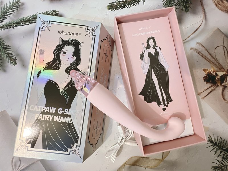 正当房慰 iobanana-G点仙女棒 喵掌 健康按摩棒 (送润滑液) - 情趣用品 - 硅胶 粉红色