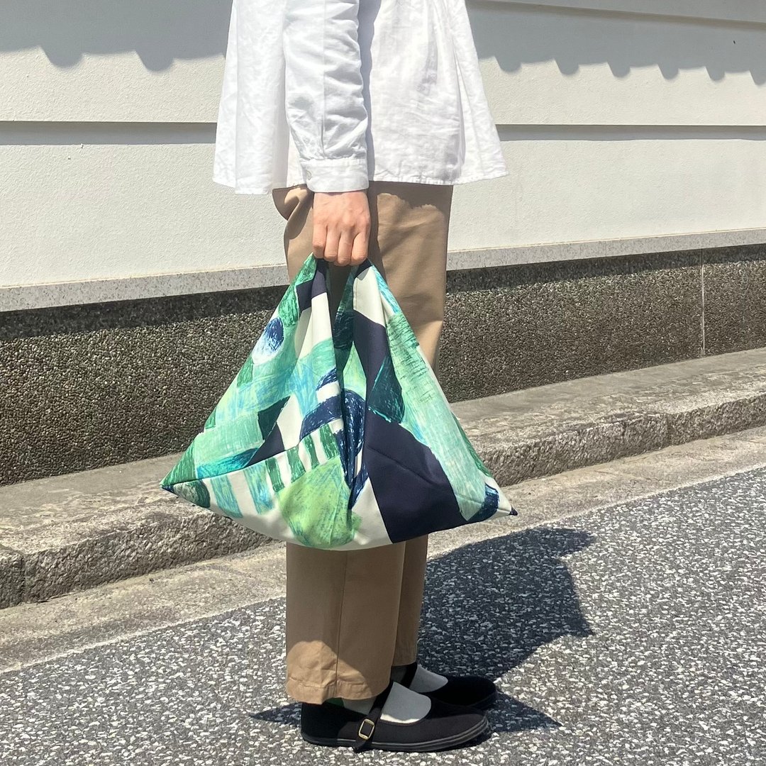 手提袋 吾妻袋 森林 M - 侧背包/斜挎包 - 棉 绿色