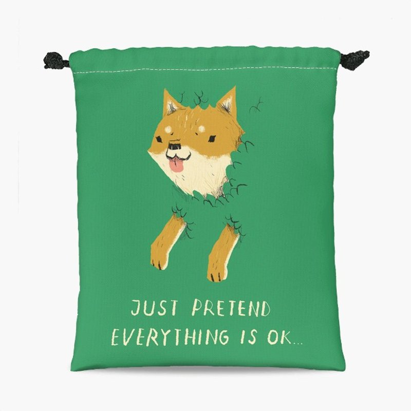Drawstring Pouch - 束口袋 - bush shiba - 化妆包/杂物包 - 其他材质 