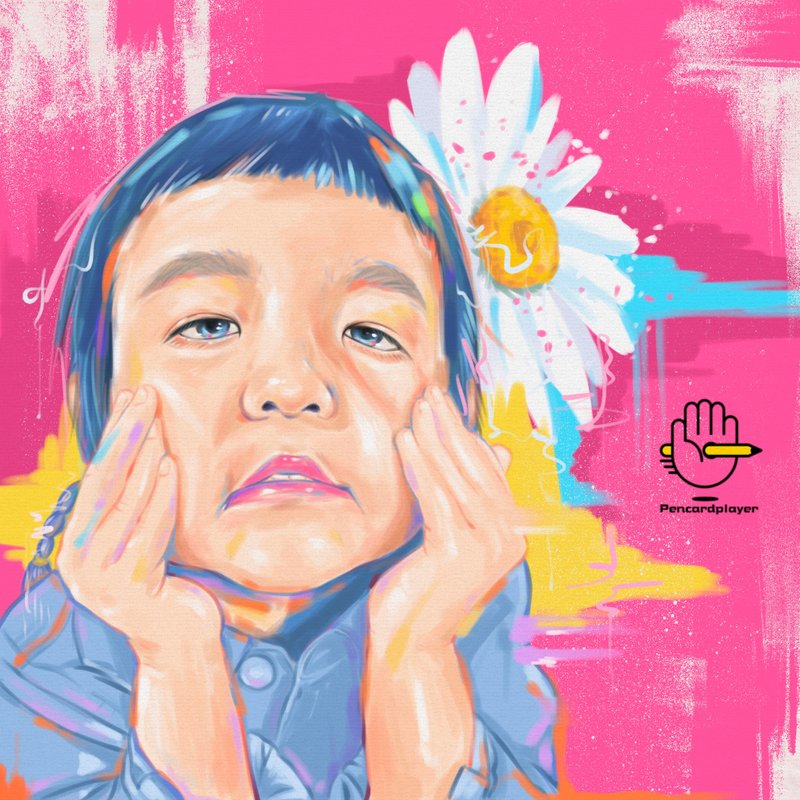 定制化电绘 人物 小孩 亲子 似颜绘 - 订制画像 - 其他材质 