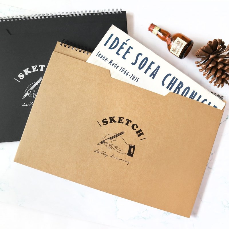 Ching Ching X 简单生活系列 CB-819 8K口袋素描本 - 笔记本/手帐 - 纸 