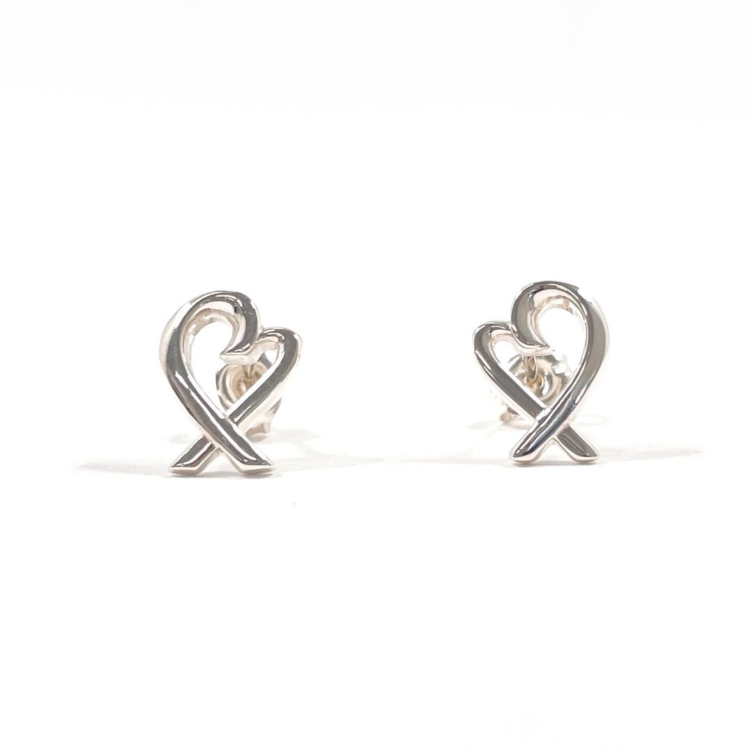 【日本直送．极美品】蒂芙尼 TIFFANY&Co. 拥抱爱心 毕卡索系列 耳环 银 925 精品配件 - 耳环/耳夹 - 纯银 银色