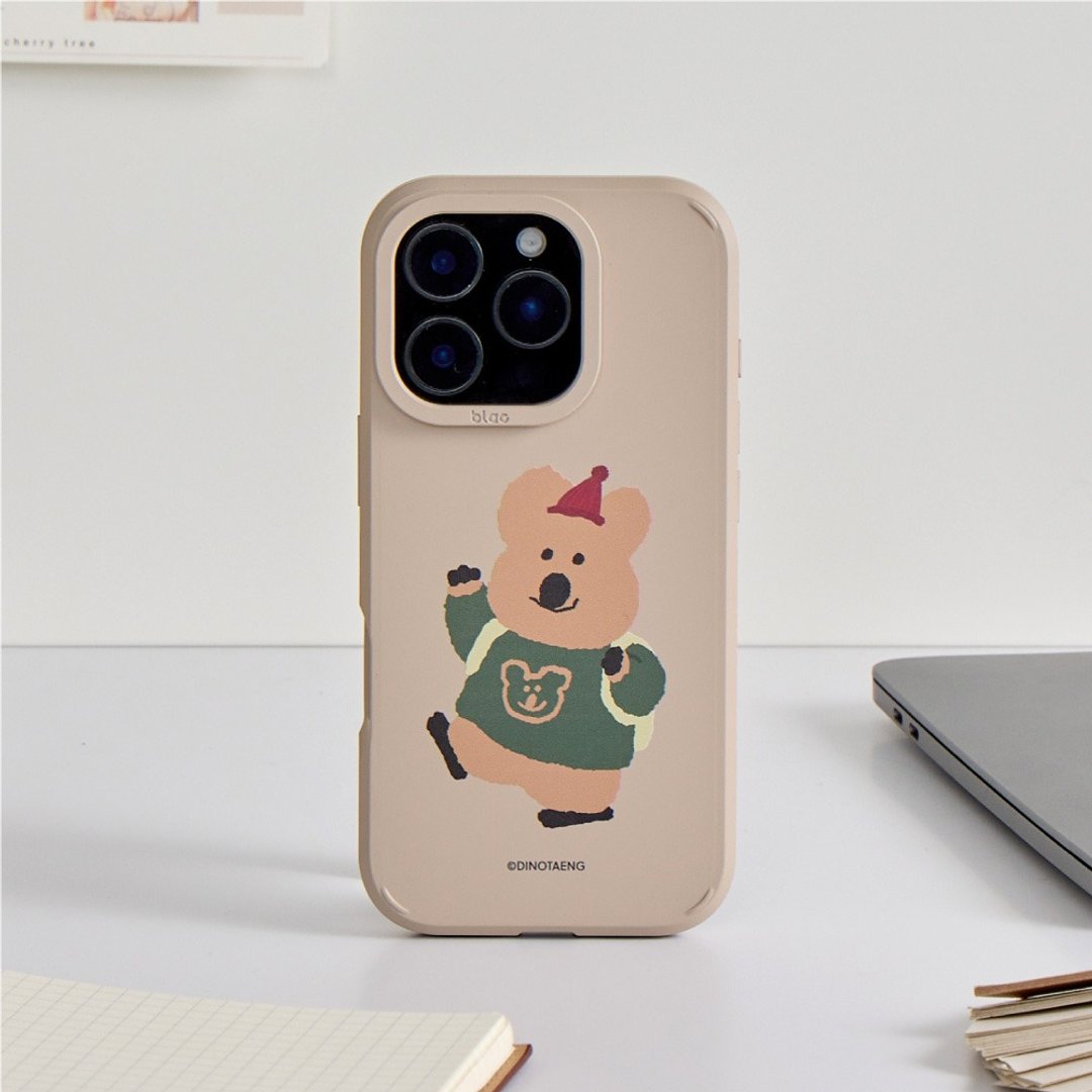 DINOTAENG校园-Hatty上学趣峡谷强悍MagSafe iPhone手机壳 - 手机壳/手机套 - 塑料 多色