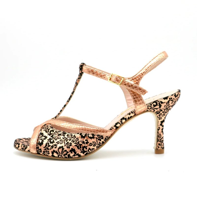 Salomé 凡尔赛铜质高跟鞋 7 厘米37.5 - 高跟鞋 - 真皮 金色