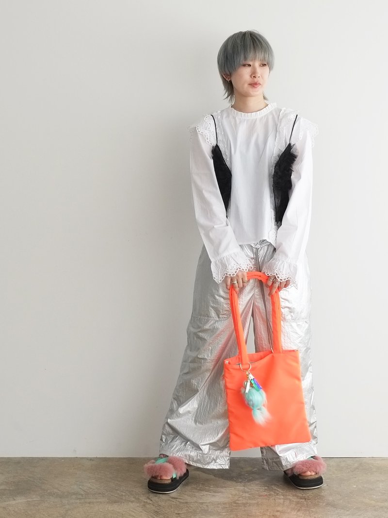 neon monster tote(C24009) - 手提包/手提袋 - 聚酯纤维 多色