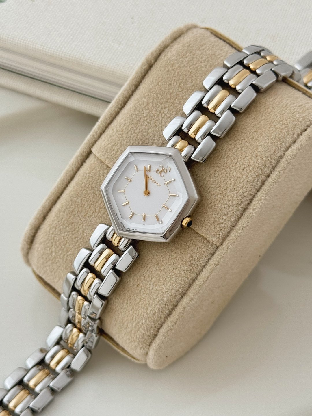 复古 Citizen Elegance 双色金属表带腕表 - 女表 - 其他金属 