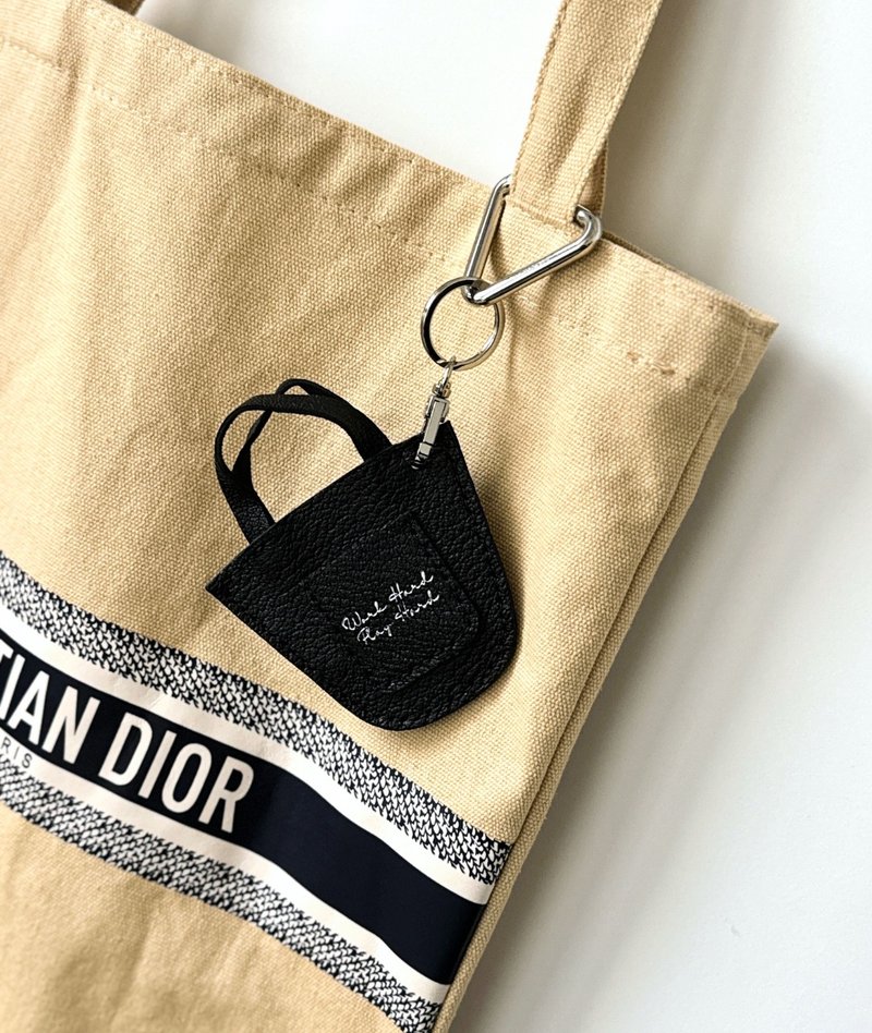 【MISIA】11 handbag皮革磁扣保护套 - 钥匙链/钥匙包 - 真皮 