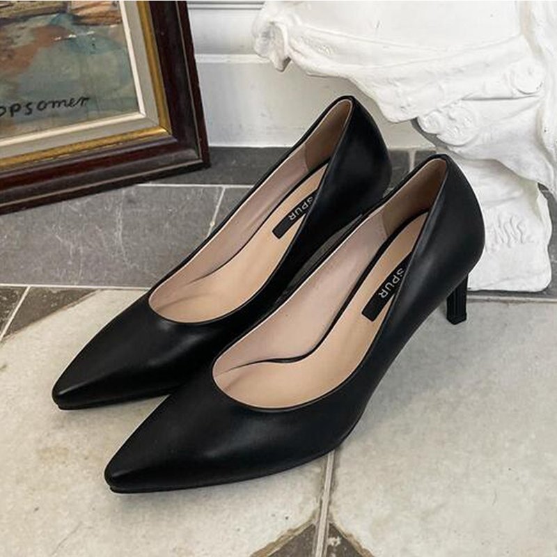 PRE-ORDER SPUR 高跟鞋 SS8015 (Black) - 其他女款皮鞋 - 其他材质 