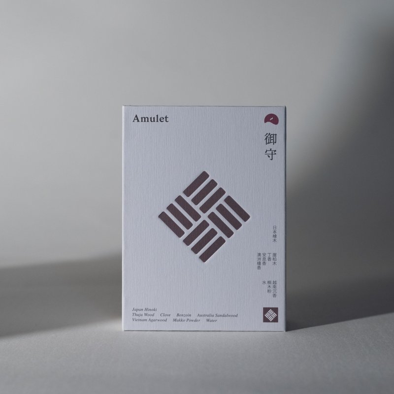 【和暖气息】御守 Amulet 日本桧木 Hinoki 香港制香 - 香薰/精油/线香 - 木头 白色
